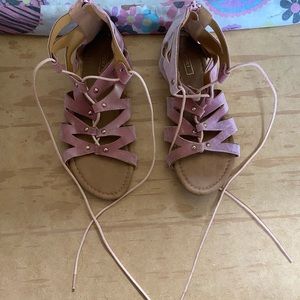 Pink sandals